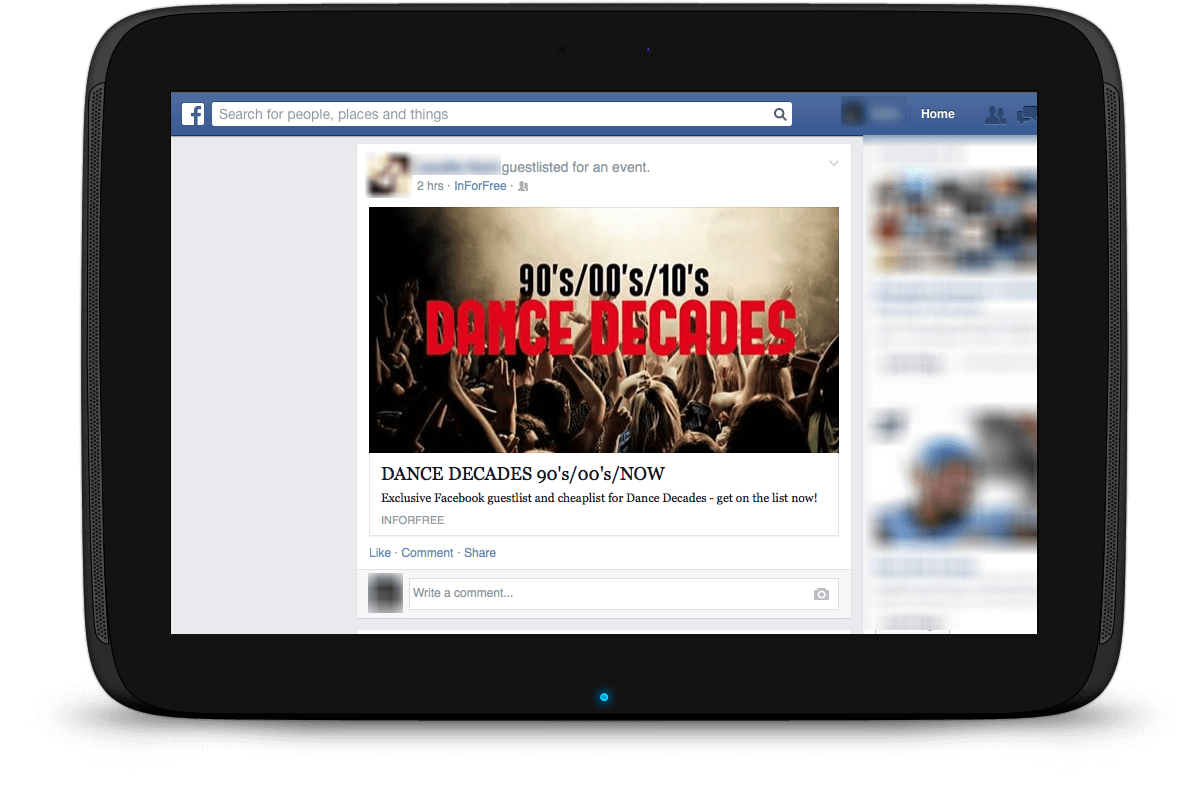 Facebook InForFree Post