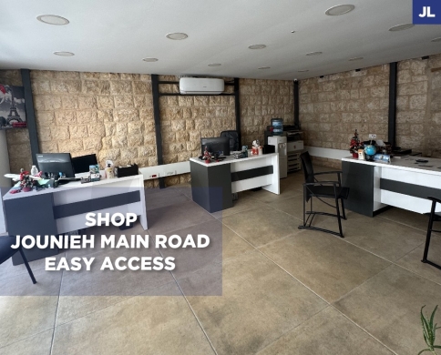Shop for rent/Main road/Easy Access/Prime location/Keserouan/Jounieh-جونية/REF#JL140368