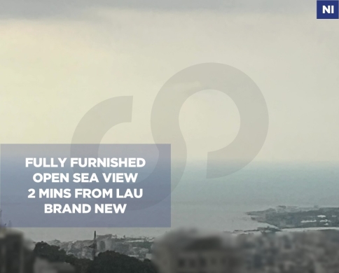 Rental/full furnished/open sea view/brand new/BLAT-JBEIL/بلاط REF#NI140337
