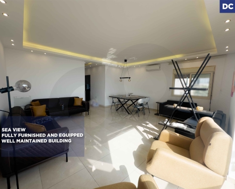 RENTAL DEAL/ Fully Furnished and Equipped/Sea View/Prime Location/BLAT,JBEIL/بلاط/REF#DC140339 !