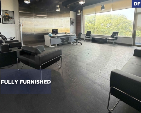 OFFICE FOR RENT/Fully furnished and equipped/divided into multiple rooms/DBAYE,METN/ضبية/ REF#DF140399 !