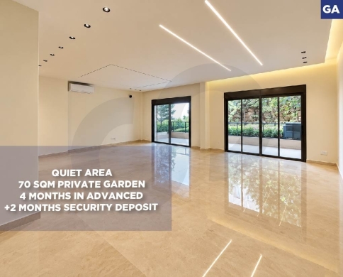 RENT IN MANSOURIEH,METN/المنصورية/Peaceful neighborhood/stunning partial city view/REF#GA140397 !