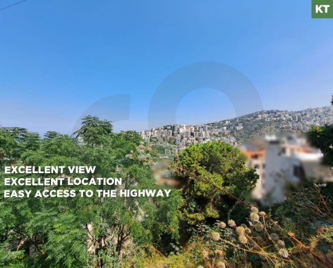 Excellent View/Excellent Location/Easy access/ideal for building/mezher,metn/مزهر/REF#KT140391