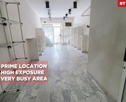 SHOP/PRIME LOCATION/BROUMMANA,METN/برمانا/ in a very busy area/ REF#RT140388 !