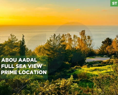 LAND/ Safra - Adma,KESEROUAN/ادما/ Abou Aadal with a full, unobstructed sea view/ REF#ST140480 !
