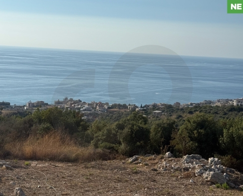 PRIME LAND/offering a very open, unobstructed sea view/KFARAABIDA,BATROUN/كفرعبيدا/ REF#NE140519 !