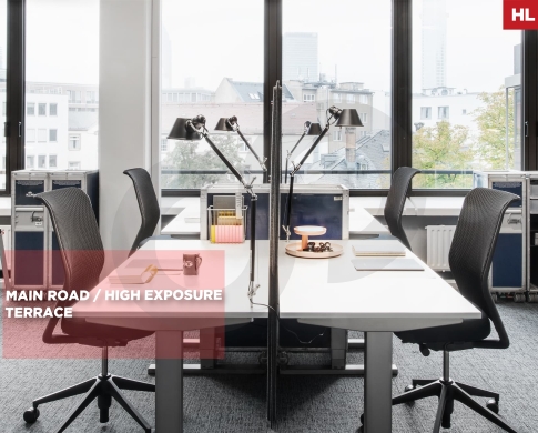 PRIME OFFICE/MAR ELIAS,BEIRUT/مار إلياس/ Main Road Location/High Exposure/REF#HL140507