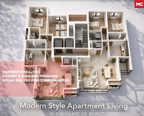 Under Construction/ Luxury & High-End Finishing/Super Deluxe Building/RASS AL NABAA-BEIRUT/راس النبعة/REF#MC140496
