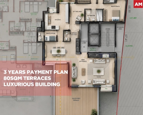 Luxurious building/3 years Payment plan/ACHRAFIEH-BEIRUT/اشرفيه/REF#AM140491