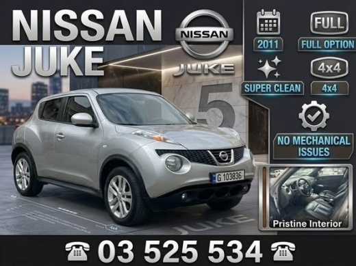 2011 Nissan Juke 4x4 Full Option