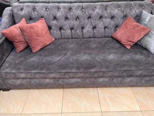 Sofa set with large unit, middle unit, 4 small units and ottoman in Tripoli — 2