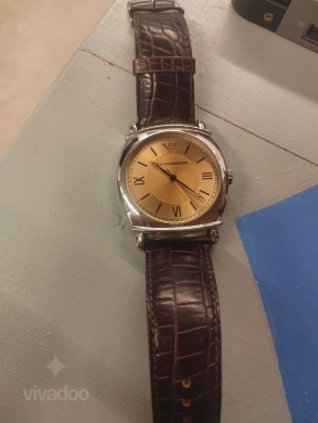 ساعة أرماني أصلية رجالية تصميم تونيو | Emporio Armani Tonneau Quartz Watch