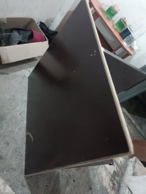 Heavy solid wood coffee table, one meter by one meter