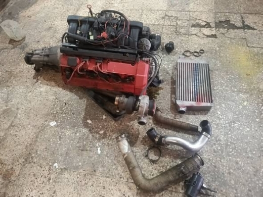 24 HP Turbo Motor with Full Accessories and Electrical Wiring