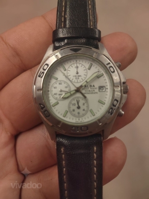ساعة ألبا سيكو كرونوغراف أصلية | Alba Seiko Chronograph Quartz Watch