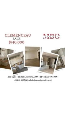 4 Bedroom Apartment for Sale in Clemenceau, 350 SQM
