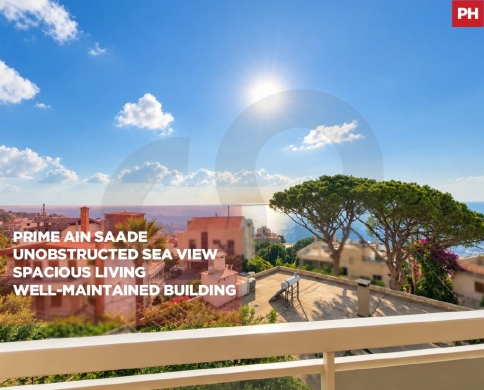Spacious Apartment with Unblockable Sea View/Prime Ain Saade/AIN SAADEH-METN/عين سعاده/REF#PH140577