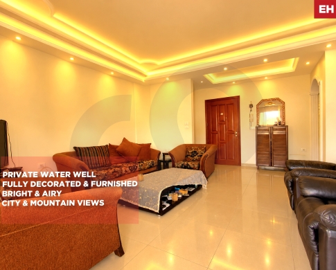 Fully Decorated & Furnished/City & Mountain Views/BAOUCHRIE,METN/بوشرية / REF#EH140557 !