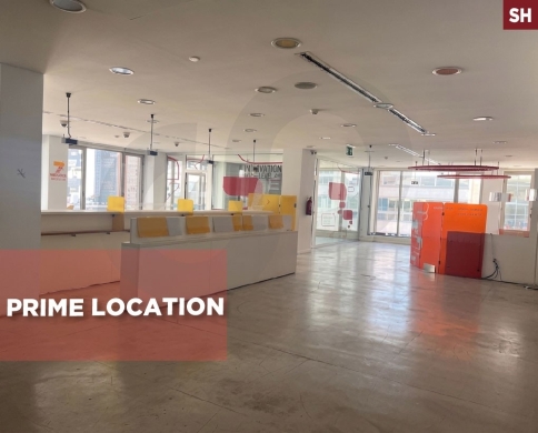 first floor/ high-visibility/open-plan/commercial space/Verdun,beirut/فردان/REF#SH140539