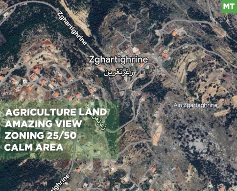 beautiful agricultural land/scenic setting/spacious/Zghartaghrin-zgharta/زغرتغرين/REF#MT140638