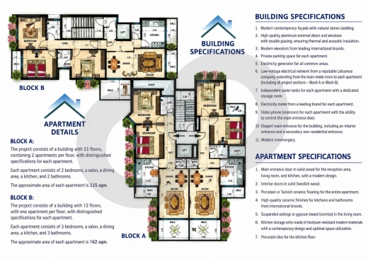 Under-Construction Apartment for Sale /50% Down Payment/Installments Up To 30 Months/BASTA-BEIRUT/بسطة/REF#MC140628