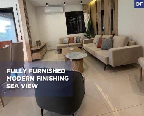 Apartment For Rent /Fully furnished And fully decorated/Sea view/NACCACHE-METN/نقاش/REF#DF140623