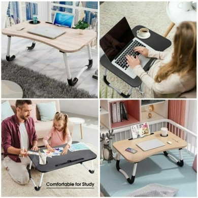 طاولة لابتوب ودراسة قابلة للطي متعددة الاستخدامات | Foldable Laptop & Study Table