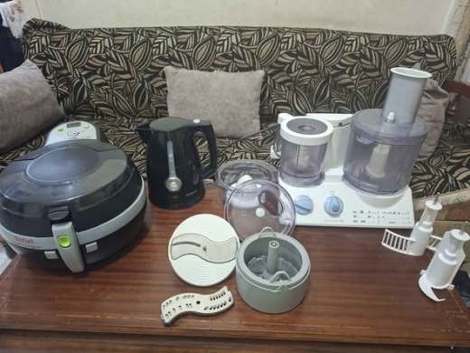 Braun Food Processor, Bomann Kettle, and Tefal Actifry for Sale