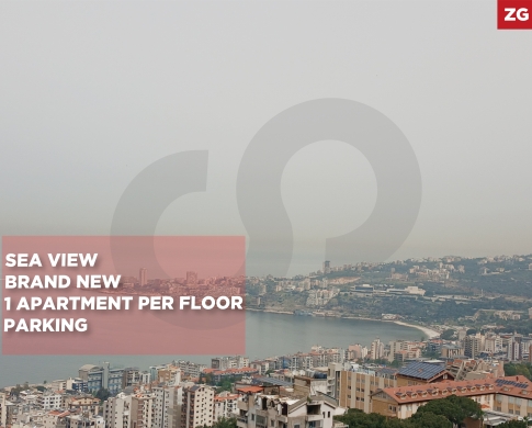 PRIME LOCATION IN SAHEL ALMA,KESEROUAN/ساحل علما/SEA VIEW/BRAND NEW/REF#ZG140683 !
