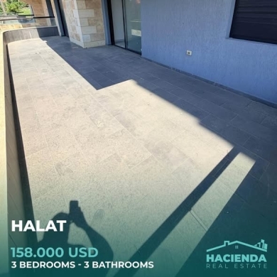 140 Sqm Apartment for Sale in Halat with Mountain and Sea View