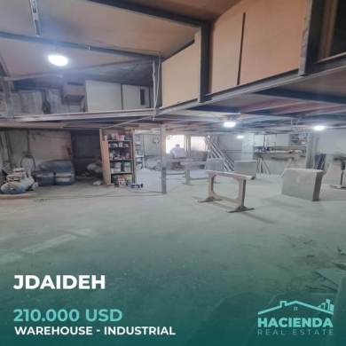 Duplex Warehouse for Sale in Jdaideh, Industrial Zone