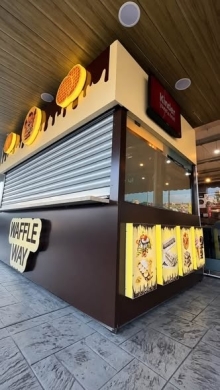 Fully Equipped Aluminum Kiosk Ready for Use in Saida