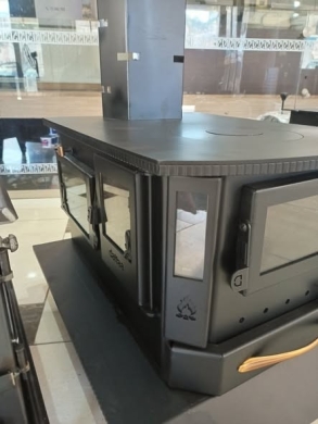 German thermal glass heaters with 6mm iron for wood or mazout