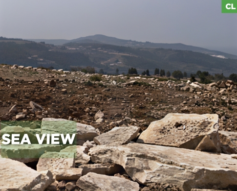 LAND/ 25/50 building ratio/ beautiful sea view/ASSIA,BATROUN/آسيا /REF#CL140723 !