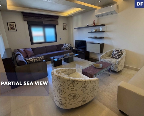 RENTAL DEAL/Partial sea view/fully furnished/DBAYE,METN/ضبية/REF#DF140772 !