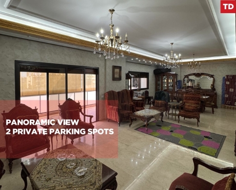 Spacious 275sqm apartment For sale/Panoramic view /BIR HASSAN-BEIRUT/بير حسن/REF#TD140757
