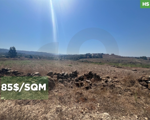 PRIME LAND/ Kuwachra, Akkar/ الكواشرة عكار/ with easy road access/REF#HS140751 !