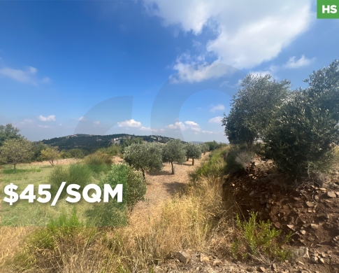 PRIME LAND WITH BREATHTAKING VIEWS/Akkar el Khraybt Jered/عكار خريبة الجرد /REF#HS140747 !