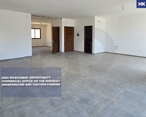 BRAND NEW OFFICE/on the highway/Parking lots available/Rwayset, Sawfar,ALEY/ رويسات, صوفر/REF#HK140742 !