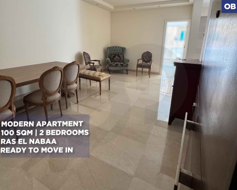 RENTAL DEAL/well-maintained apartment/quiet street in Ras El Nabaa,BEIRUT/رأس النبع/ REF#OB139915 !