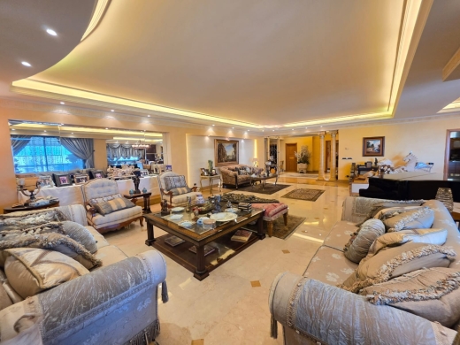 Luxurious Furnished Apartment With Exceptional View For Rent in Baabda