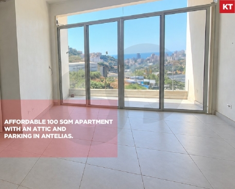 Affordable 100 sqm apartment with an attic and parking/ANTELIAS-METN/انطلياس/REF#KT140806