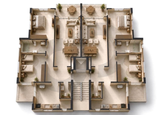Under Construction Apartment for Sale/Installments over 3 years/MAJDAL BAANA-ALEY/مجدل بع… — 2