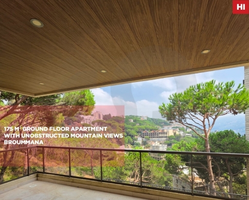 Apartment for sale/prime location/Unobstructed Mountain Views/BROUMMANA-METN/برمانا/REF#HI140889
