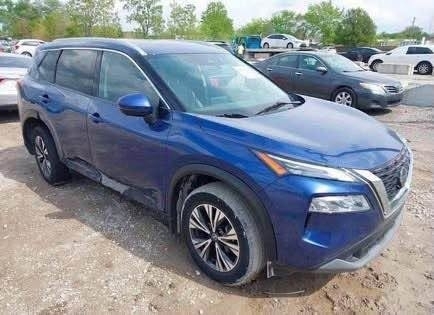 Nissan Rogue 2021 Blue Panoramic — 2