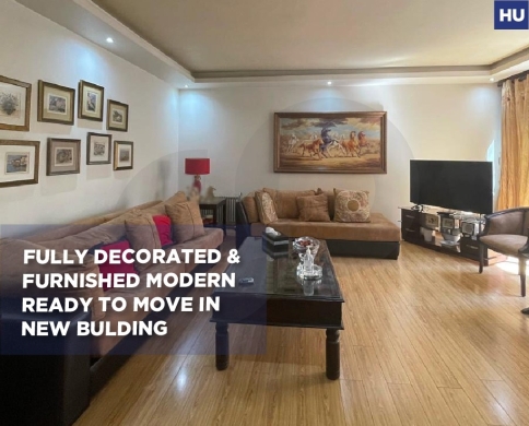 Luxurious Apartment for rent/Prime location/Fully decorated And furnished modern/JNAH-BEIRUT/جناح/REF#HU140913