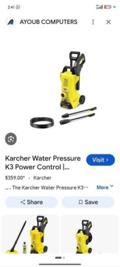 New K3 Pressure Washer — 2