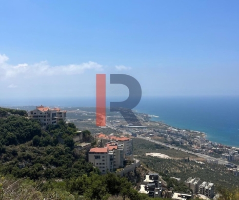 R9-3961 1,200m² Land for Sale in Deddeh, Koura | Sea & Mountain View — 2