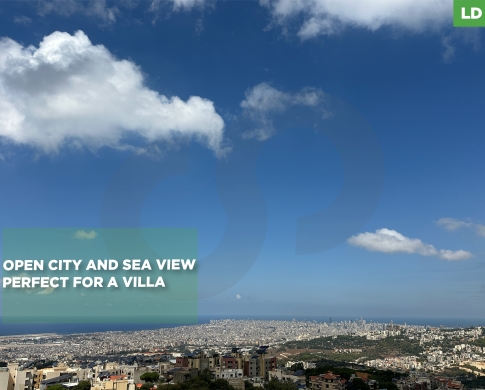 LAND/PEACEFUL AND SCENIC LOCATION/city views/Ain Enoub,ALEY/عين عنوب/REF#LD140964 !