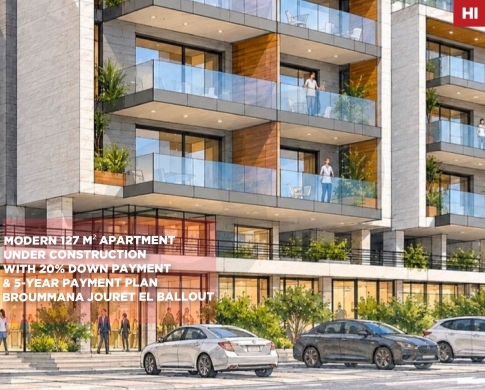 Under Construction with 20% Down Payment & 5-Year Payment Plan/Broummana Jouret El Ballout,METN/ برمانا جورة البلوط/REF#HI140957 !